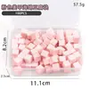 Esponja Gradiente Mini Bloque de Tofu para Arte de Uñas, Pincel Rascador Especial para Rubor Mezclador Cubo de Res con Caja de Almacenamiento