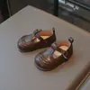 Zapatos de Cuero para Bebé Niña Primavera y Otoño 1-3 Años Mary Jane Suela Suave Antideslizantes Zapatos de Cuero para Niños Niñas