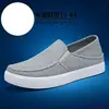 Sapatos de lona masculinos, sapatos de linho, sapatos de lona estilo Pequim, sapatos sem cadarço, tênis casuais masculinos, sapatos slip-on da moda, sapatos casuais de linho para o verão