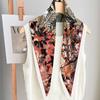 Otoño Nuevo Pañuelo de Seda en Forma de Diamante, Chal Pequeño, Cuello Falso, Chal de Moda, Chaleco Delgado, Protector de Cuello Versátil en Stock