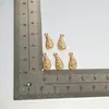 Fabricante mezcla colgantes de animales marinos de oro de 16 quilates, caracoles marinos, estrellas de mar, tortugas, pulpos, accesorios para joyería DIY
