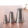 3 piezas 18 dientes multi-dientes Flor de Galleta Boquilla de hojaldre boquilla de proteína azúcar soluble frijol apretar Boquilla de Flor Acero inoxidable 304 boquilla de repostería