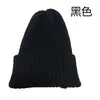 Amazon Explosions Outono e Inverno Chapéu de Lã Quente Feminino Outono e Inverno Chapéu de Lã Liso Chapéu de Tricô Coreano Masculino e Feminino
