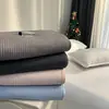 2025 Nuevo Peso Alto 105g Gasa Suave como Nube Tejido Denso Ribete Acolchado Cubre Cama Colcha Pieza Única