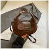 Bolsa de Ombro/Axila Casual Versátil Novo Retrô Transfronteiriça Bolsa de Mão/Transversal com Design Nicho Tendência