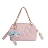 Nova Bolsa Feminina, Fashion e Tendência, Cor Sólida Simples, Textura para o Dia a Dia, Bolsa de Ombro Transversal Casual para o Trabalho