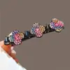 Clip de flequillo de venta caliente transfronterizo horquilla para la frente accesorios para el cabello cabello Corea del Sur clip de temperamento lateral de diamantes de imitación clip para tocado