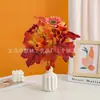 Corona de Hoja de Arce Artificial de Otoño Calabaza Festival de la Cosecha de Acción de Gracias Colgante Decorativo para Puerta Corona con Portavelas Artificial Transfronterizo Venta al por Mayor