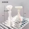 Soporte Magnético Transparente Pequeño de Plástico para Exhibición de Uñas con Base Transparente como Hielo, Herramienta Magnética Fuerte para Uñas