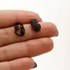 Pendientes de Acero Inoxidable de Moda para Mujeres y Niñas con Diseños de Dibujos Animados, Calabaza, Calavera, Cara Irregular, Regalo de Joyería