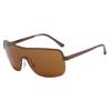 Gafas de Sol Estilo Aviador para Hombre Sensación de Alta Gama Cachorros Atractivas Reflectantes Color Claro Té Integradas A prueba de Viento para Montar al Aire Libre Gafas para Mujer