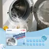 Tabletes de Limpeza para Tanque de Máquina de Lavar Jakehoe, Limpeza Profunda para Remover Manchas e Odores, Universal para Tipos de Carga Frontal e Superior, Manutenção Regular