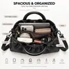 Bolso de mano transfronterizo para mujer, moderno y elegante, con diseño plisado, gran capacidad y aspecto sofisticado, adecuado para mujeres de mediana edad; se puede llevar en la mano o usar como bolso de hombro