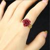 Anillo Rosa de Cinabrio Natural Colgante Pendientes Cinabrio Mineral en Bruto Anillo Tejido Pulsera Rosa Pulsera Regalo