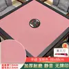 Mantel de Mahjong, Accesorios de Mantel para Máquina Automática de Mahjong, Diseño de Piel de Vaca, Engrosado, Sin Fichas Impresas, Tapete de Tela de Mahjong para Mesa