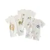 Enterizo de Verano para Bebé, Versátil de Algodón Puro, Manga Corta, Ropa Delgada para Niños, para Aire Acondicionado