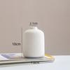 Estilo Ins Vaso Branco Liso Europeu e Americano Arranjo de Flores para Sala de Estar Ornamentos de Mesa de Jantar Vaso Pequeno Sensação Avançada Decorações de Flores Cerâmicas