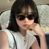 Gafas de Sol Retro Ojo de Gato para Mujer, Estilo de Alta Gama 2026Gm Nuevo Modelo Jennie Marco Delgado Protección Solar Gafas de Sol Uv
