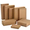 Cajas de Embalaje al por Mayor Impresión de Logo en Cartón Corrugado Ropa Plegables Cajas Tipo Avión Producto Digital Cajas de Papel Forma Rectangular Personalizada