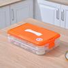 Refrigerador de Gran Capacidad Caja de Empanadillas con Temporizador Caja Especial para Congelar Sellada para Conservar la Frescura Caja de Almacenamiento Multicapa de Grado Alimenticio