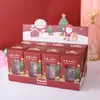 Luz nocturna de Navidad luminosa portátil transfronteriza, lámpara de cristal, decoración de mesita de noche, luz ambiental para dormitorio, venta directa y al por mayor