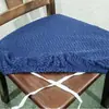 Fundas para Sillas Seleccionadas Cuidadosamente, Universales para Todas las Estaciones, Color Sólido, Estilo Nuevo Simple, Fundas Gruesas para Cojín de Taburete, Elásticas, para Uso en Restaurantes y Hogar