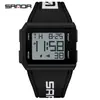 Sanda Sports Estudante Luminoso À Prova d'Água Relógio Fashion Casual Versátil Relógio Masculino e Feminino Relógio Digital Simples