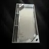 Tapa de registro lineal de acero inoxidable 304 con marco, Rejilla cuadrada de ingeniería de drenaje de doble cara para agua de lluvia, Tapa de registro a prueba de cinco