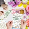 WW097 Mola Mola Flor Pequena Floral Material para Diário de Mão Papel para Scrapbook Fazer Cartões Papel de Fundo