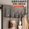 Colgador detrás de la puerta sin perforaciones fila de ganchos para entrada perchero gancho de pared con gran capacidad de carga baño