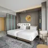 Móveis Padrão do Hotel Conrad Conjunto Completo de Mesas de Cabeceira Estilo Simples para Pousadas e Apartamentos Design de Renovação de Cama
