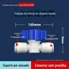 Conector purificador de água 4 pontos conversão cotovelo 3 pontos reto passagem rápida válvula de esfera rosca interna e externa conexões para tubo dispensador de água
