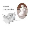 Gesso Roupas Vela Molde DIY Enfeites de Gesso Vela Aromaterapia Coração Anjo Menina Molde de Silicone Atacado