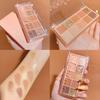 Paleta de sombras de ojos de color maestro a juego suministro directo de fábrica color mate nacarado - súper pigmentación sin caída de polvo maquillaje a prueba de agua y sudor herramienta de maquillaje de belleza portátil con ventosa magnética sombra de ojos