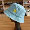 Estilo Ins Novo Japonês Outono e Inverno Infantil Viagem ao Ar Livre Chapéu de Sol Versátil Chapéu de Balde Bordado Personalizado Publicidade Atacado