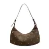 Bolso cruzado con remaches transfronterizos en la axila, nueva colección otoño/invierno 2026, bolso de hombro retro versátil, bolso cruzado elegante y único