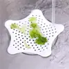 Filtro de Cabelo Anti-Entupimento para Ralo de Pia de Cozinha e Pia de Banheiro de Silicone em Formato de Estrela do Mar