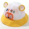 Gorra de Béisbol de Malla de León Linda para Niños de Primavera y Verano Protección Solar Gorra con Visera para Bebé Niña Visera Solar para Exteriores Gorra para Niño