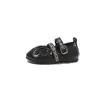 Zapatos Mary Jane de cuero para niña, zapatos de vestir estilo británico de otoño, mocasines para niños, elegantes zapatos de primavera y otoño para niñas pequeñas
