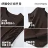 Camiseta de Manga Corta de Lino Tencel para Mujer, Transpirable y Fresca, Cuello en V Profundo, Camiseta Básica Adelgazante, Top de Manga Corta para Mujer, Verano