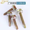 Tornillos Autorroscantes Hexagonales Externos de Color Zinc Tornillos Autorroscantes Tornillos Autorroscantes Cola de Golondrina Tornillos para Madera Clavos para Techo de Color Zinc M4.8M5.5