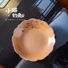 Soporte para Tetera de Encaje Gatito Pescando Cerámica Esmaltada Accesorios para Vajilla de Té Soporte para Tetera Esterilla para Tetera Base para Gaiwan Bandeja para Tazas de Té Plato para Bocadillos de Té