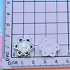 Pinza para el pelo con diamantes de imitación galvanizados, lazo de perlas, corazón, mariposa, dijes para zapatos, funda de teléfono, accesorios para ropa, piezas de plástico