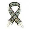 Nova Alça Larga Jacquard de Diamante de Cinco Centímetros Estilo Étnico Alça de Ombro Larga Acessórios de Bolsa Espessados Alça Transversal Longa
