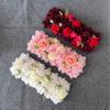 Envío Gratis Nuevo Estilo Boda Artificial Piso Seda Flor Terminada Decorativa Fila de Flores Hotel Pared de Flores Camino Llevando Flor Arte Floral de Boda