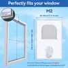 Exclusivo transfronterizo superventas tela gruesa de nailon para sellado de aire acondicionado, tela suave para sellado de aire acondicionado móvil, deflector para ventana de puerta corredera