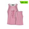 Chaleco deportivo absorbente de sudor para hombre con estampado digital de oso de dibujos animados, estilo moderno e informal, estilo europeo y americano, Amazon transfronterizo