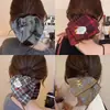 Nuevo pañuelo cuadrado versátil scrunchie para verano, adecuado para coletas bajas de uso diario, accesorio para el cabello de alta elasticidad