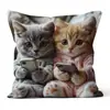 Fundas de Almohada de Gato Más Vendidas en Temu, Fundas de Almohada de Animales Lindas y Divertidas, Fundas de Cojín Decorativas para Dormitorio Hogar Sofá Venta al por Mayor