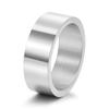 Comercio Electrónico Joyería Europea y Americana Moda Anillo Trendy para Hombre Brillante Desgastado Acero de Titanio Estilo Simple Neutro Joyería de Comercio Exterior Anillo